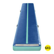 6x1M Air Track Inflatable Mat Electric Air Pump Gymnastics