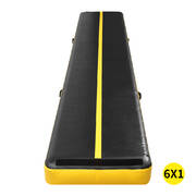 6x1M Air Track Inflatable Mat Airtrack Tumbling Electric Air Pump Gymnastics