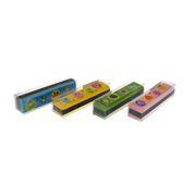 Wooden Mixed Pattern Harmonica