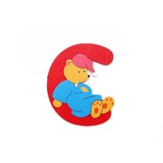 BEAR LETTER C RED