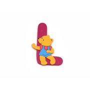 BEAR LETTER L PURPLE