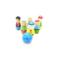 PIRATE BOWLING SET 8CM