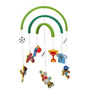 WOODEN SOCCER MOBILE