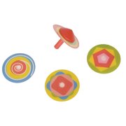 WOODEN CHANGEABLE SPINNING TOP