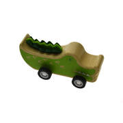 Wooden Pull Back Crocodile