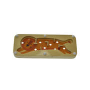 Wooden Jungle Animal Labyrinth Lion & Hippo