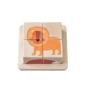 WOODEN BLOCK PUZZLE JUNGLE ANIMAL 
