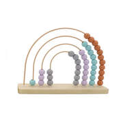 Calm & Breezy Rainbow Abacus Maroon