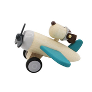 Retro Md Plane With Cute Dog Drive Green