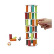 Wooden Pisa Tower Balancing Game