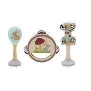 Rabbit Wooden 3Pcs Musical Set
