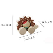 Eco play push a long spinning hedgehog