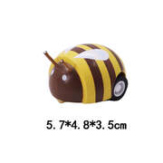 Wooden pull back bee
