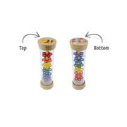 Wooden bee rainmaker rattle