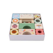 Wooden spring insect activity blocks 14pcs