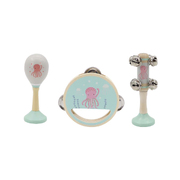 Calm & Breezy Octopus Wooden 3Pcs Music Set