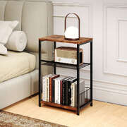 Modern 3 Tier Side Table 40x30x60cm