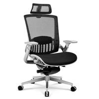Artiss Office Chair Gaming Chair Computer Chairs Mesh Net Aluminium Alloy Black