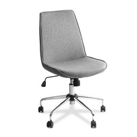 Modern Office Desk Fabric Chair – Grey