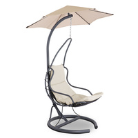 Outdoor Swing Hammock Chair  w/ Cushion Beige