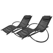 Gardeon Zero Gravity Rocking Chair Beach Lounge Outdoor Recliner Folding Patio