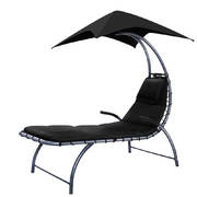 Outdoor Sun Lounge Canopy Day Bed Sofa Garden Patio Furniture Cushion