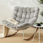 Papasan Rocking Chair Outdoor Patio Lounge | EXTG