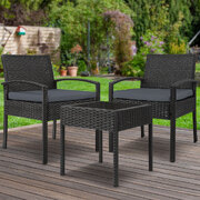 3-piece Outdoor Set - Black