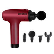 Spector Massage Gun Deep Tissue Percussion Red