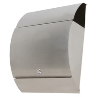 Wall Mount  Stainless Steel Mailbox 35 x 13.5 x 42cm