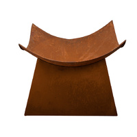 Square Fire Bowl with Base 50 x 50 x 41cm