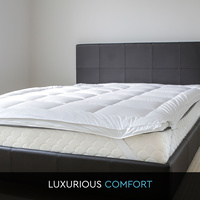 Mattress Topper King 203 x 183 x 5cm 