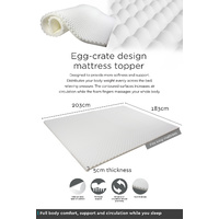 EEgg Crate Topper King 20 3x 198 x 5cm
