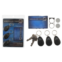 3 Wireless Key Finder Keyrings Locator Alarm 10m Range