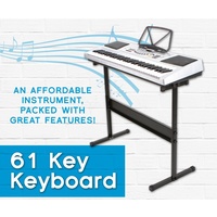 61 Keys Electronic Keyboard Piano with Combo Stand