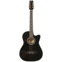 New 38 Inch Wooden Black Acoustic guitar