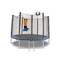 Trampoline 12ft/3.6m with Ladder and Basketball Hoop