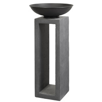 Granite Fibre Lite Fire Bowl Long 50 x 106 x 50cm