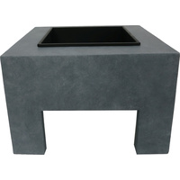 Cement Firetable Square 58 x 58 x 39cm