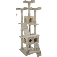 Multi Level Cat Scratching Climbing Tree  62 x 80 x 169cm