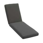 Outdoor Chaise Lounge Cushion Grey 183x54x8cm