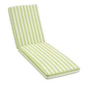 Outdoor Chaise Lounge Cushion Green 183x54x8cm