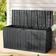 Stylish 220L Lockable Outdoor Storage Box for Garden Tools