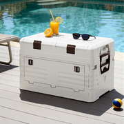 40L Outdoor Storage Box Foldable Collapsible Camping Bin Organizer