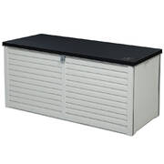 490L Outdoor Storage Box Bench Seat Toy Tool Sheds Chest