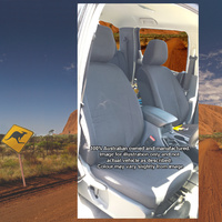 FRONT PAIR TOUGH AUST MADE CANVAS STYLE SEAT COVERS HOLDEN TRAX 8/2014 -