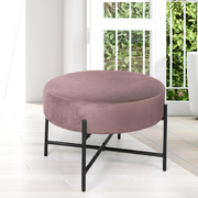 Enhance Your Vanity with a Stylish Foot Stool Ottoman and Velvet Accent Chair