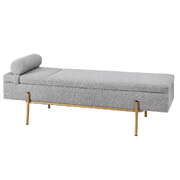 Storage Ottoman Bed 140cm With Pillow Foot Stool