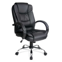 Executive PU Leather Office Computer Chair Black