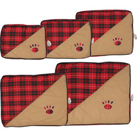 Set of 5 Soft Dog Mat Beds Soft Padded Foam